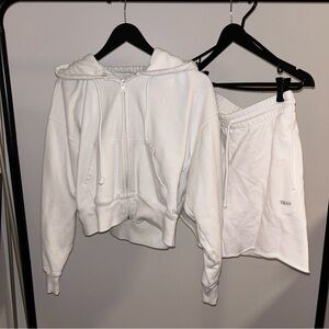 TNA - Terry Fleece white boyfriend set